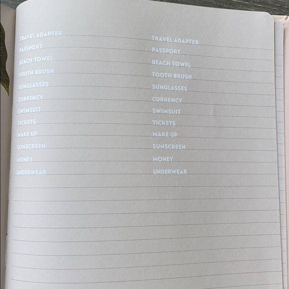 !!SALE!! Ted Baker London 192 Page Travel Planner - Picture 12 of 12